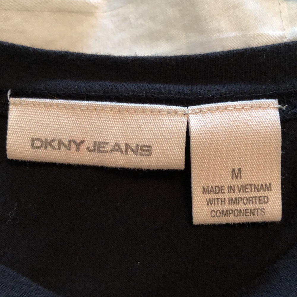 DKNY Jeans Vintage Top  Size Medium - Picture 3 of 8